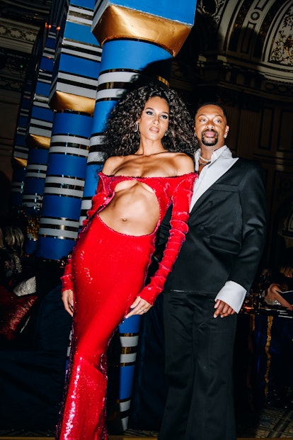 Cindy Bruna and LaQuan Smith at the Save Venice Gala 2023