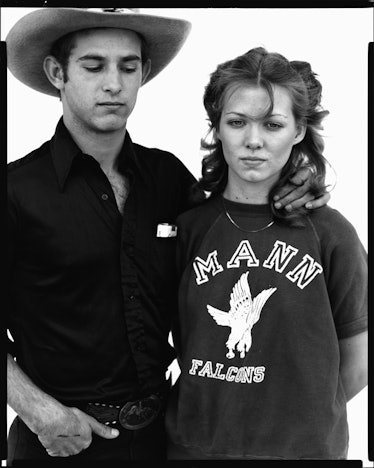 Richard Avedon, Russell Laird and Tammy Baker, seventeen-year-olds. Sweetwater, Texas, March 10, 197...