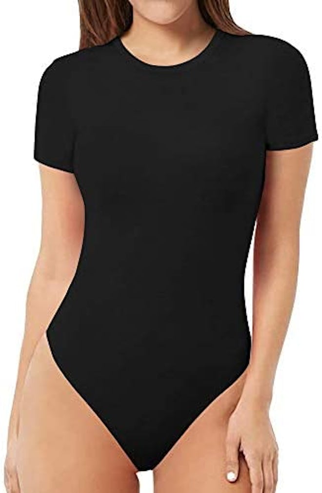 MANGOPOP Round Neck T-Shirt Bodysuit