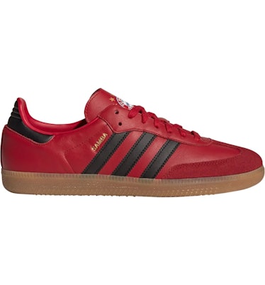 Men's adidas Red Bayern Munich Team Samba Shoes