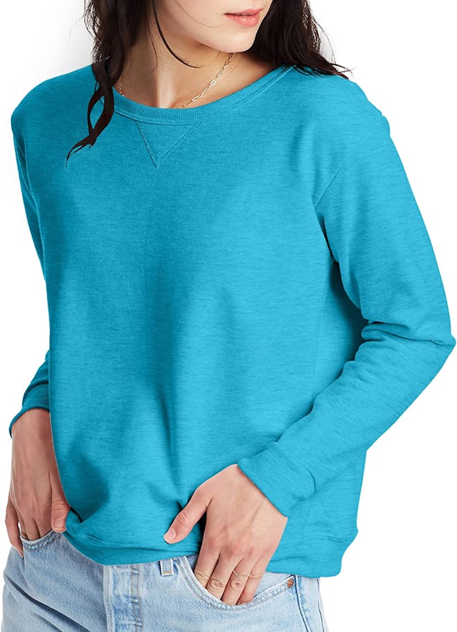 Hanes Fleece Crewneck Pullover Sweatshirt
