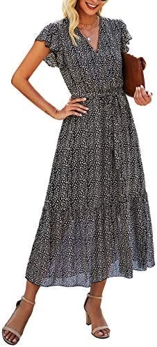 BTFBM Midi Swing Sun Dress