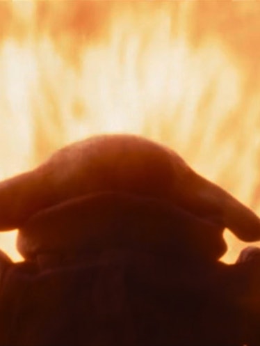 Grogu holds back an explosion in The Mandalorian Season 3