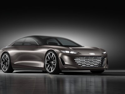 Audi's grandsphere electric sedan concept
