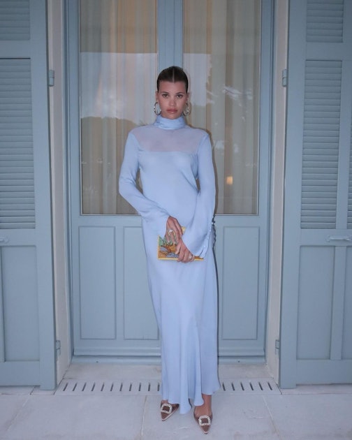 Sofie Richie Shines in Chanel Suit & Mary Jane Wedge Pumps in Paris –  Footwear News