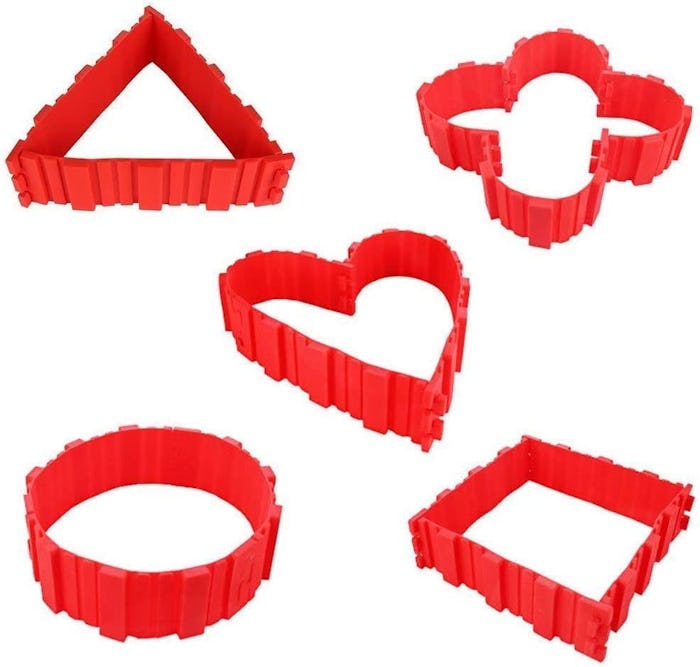 Woohome 8 PCS Silicone Cake Mold