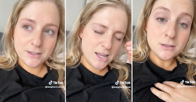 Meghan Trainor explained that context was missed during her podcast segment when she passionately di...