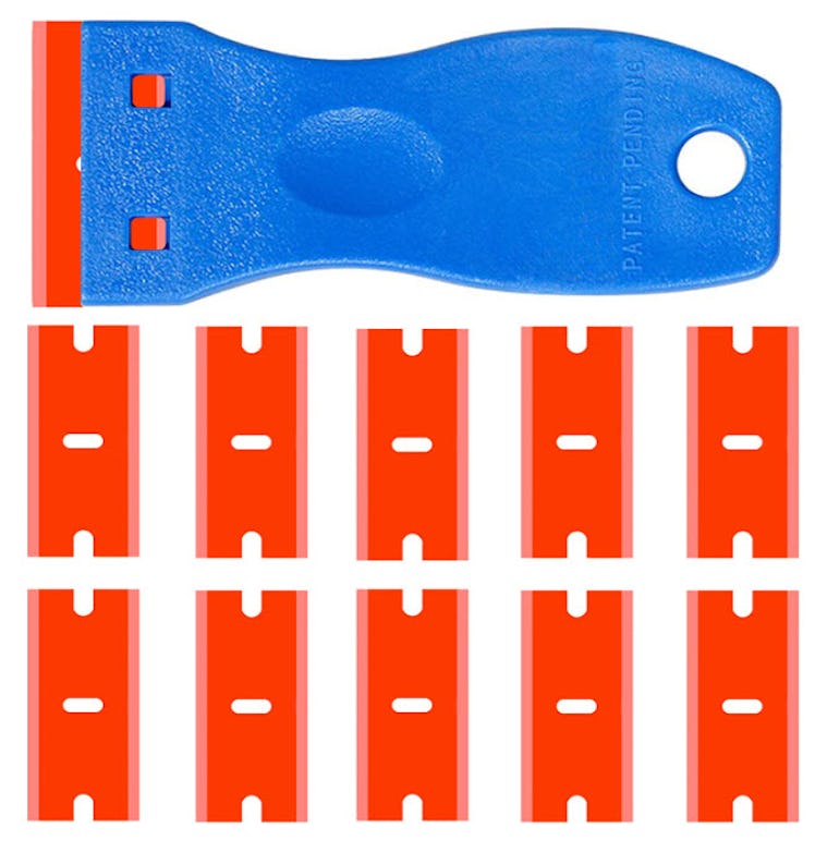 Petiy Beauty Double Edged Plastic Razor Blade Scrapers Knife