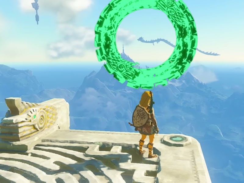 zelda tears of the kingdom gameplay demonstration dragon sky islands