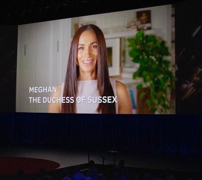Meghan Markle red hair and new look in TED Talk video 2023