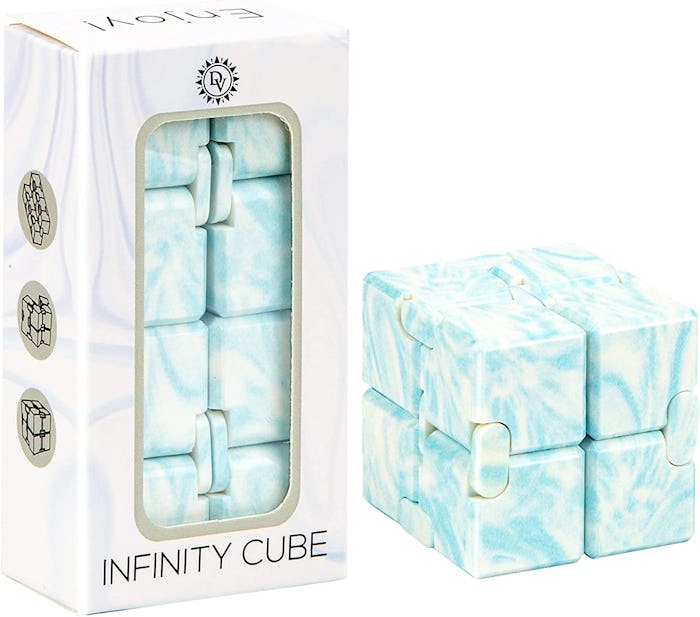 Daily Vibrations | Blue Infinity Cube Fidget Toy 