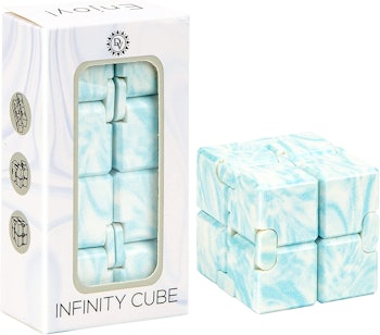 Daily Vibrations | Blue Infinity Cube Fidget Toy 
