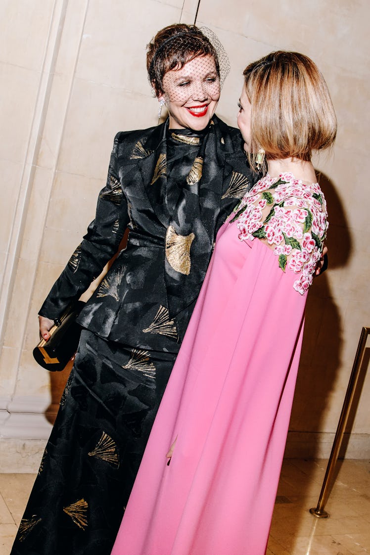 Maggie Gyllenhaal and Cara Buono at the Save Venice Gala held at The Plaza Hotel on April 21, 2023 i...