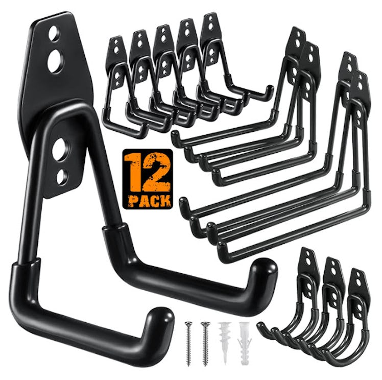 HUPBIPY Garage Hooks (12-Pack)