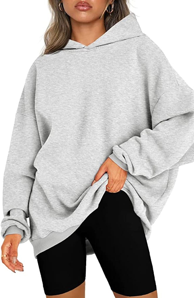 EFAN Oversized Fleece Hooded Sweatshirt