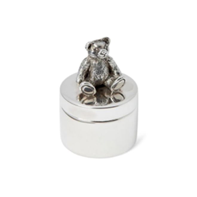 Bear Sterling Silver Tooth Box