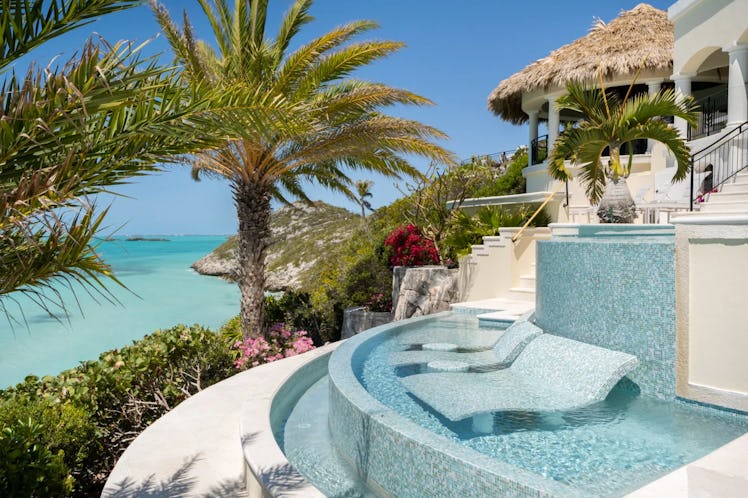 The Tarte Island influencer trip with Alix Earle is bat Prince's estate in Turks and Caicos. 