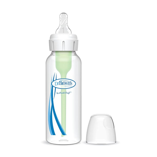 Dr. Brown’s Natural Flow® Anti-Colic Options+™ Narrow 8 oz. Baby Bottle with Level 1 Slow Flow Nippl...