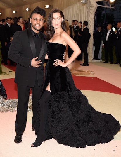 The Weeknd and Bella Hadid 2016 met gala