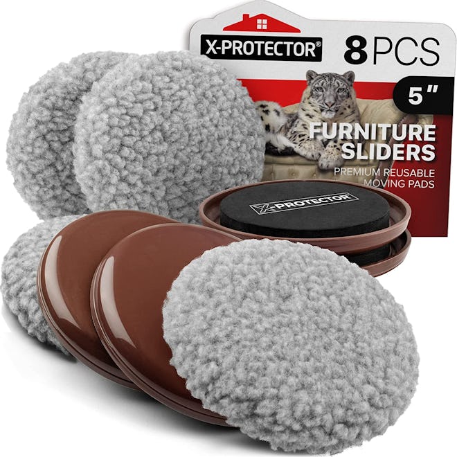 X-PROTECTOR Furniture Sliders (4-Pack)