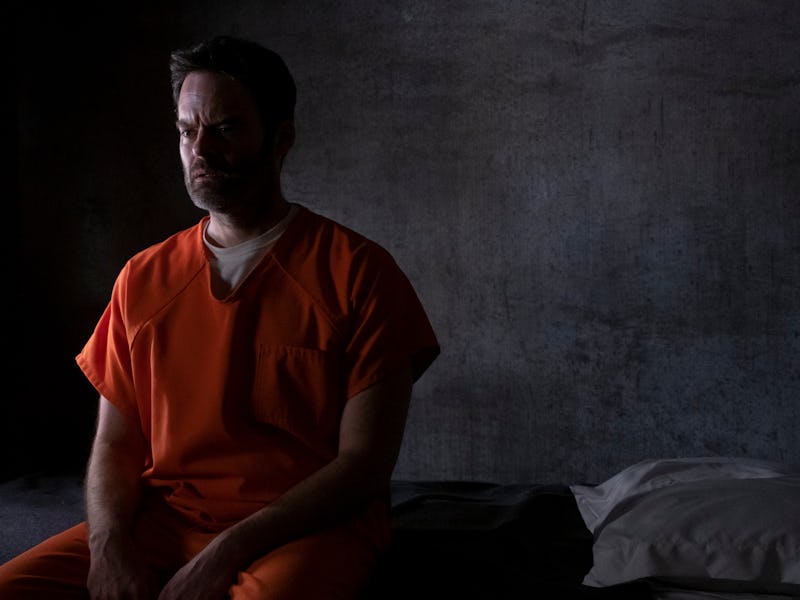 Bill Hader wears an orange prison jumpsuit in Barry Season 4