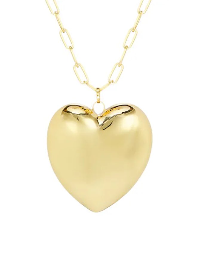 Lauren Rubinski 14K Yellow Gold Heart Pendant Necklace