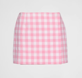 Gingham Miniskirt