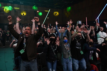 Fans cheer at Star Wars Celebration