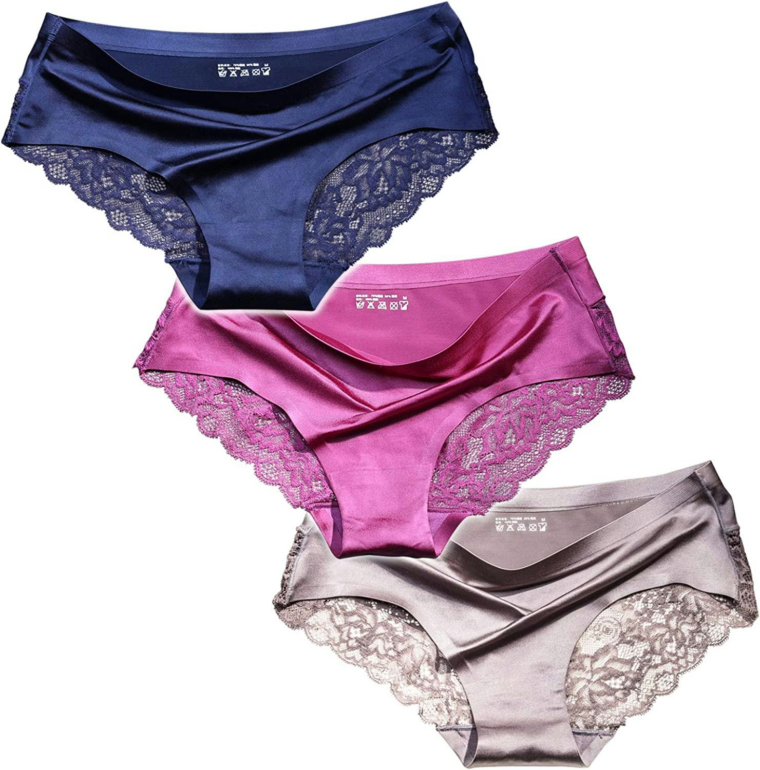 ITAYAX Silky Lace Underwear (3-Pack)