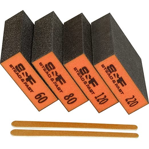 STEAD &amp; FAST Sanding Sponge Block (4-Pack)