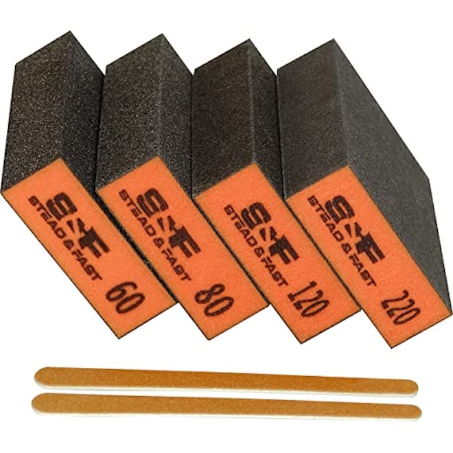 STEAD & FAST Sanding Sponge Block (4-Pack)