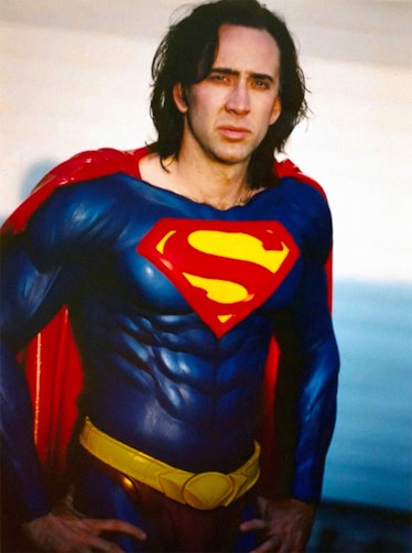 Nicolas Cage screen tests for Superman Lives