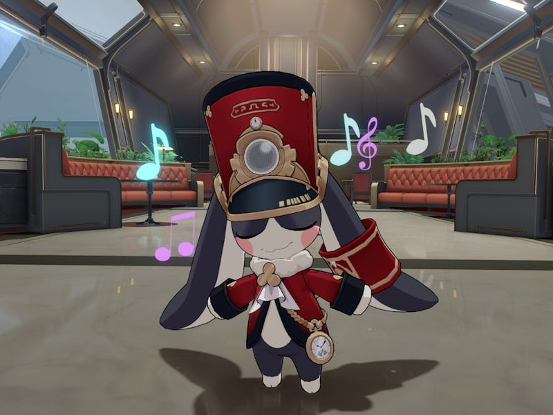 Pom-Pom Astral Express conductor dancing