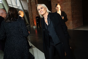 Maria Grazia Chiuri at Brooklyn Museum's Artist Ball presented by Dior at Brooklyn Museum on April 2...