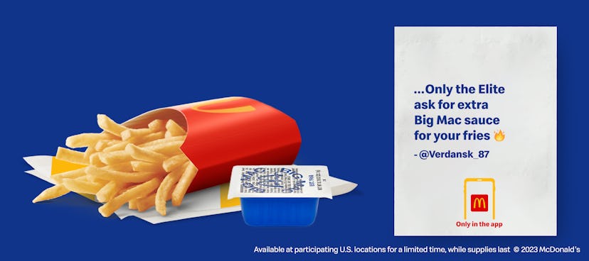 You can now get a side of Big Mac sauce at McDonald’s.