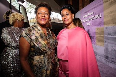 Carrie Mae Weems and Tracee Ellis Ross at Brooklyn Museum's Artist Ball presented by Dior at Brookly...
