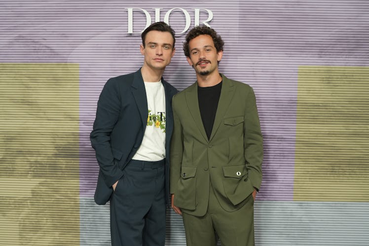 Thomas Doherty and Eli Brown attend the 2023 Brooklyn Artists Ball made possible by Dior at Brooklyn...