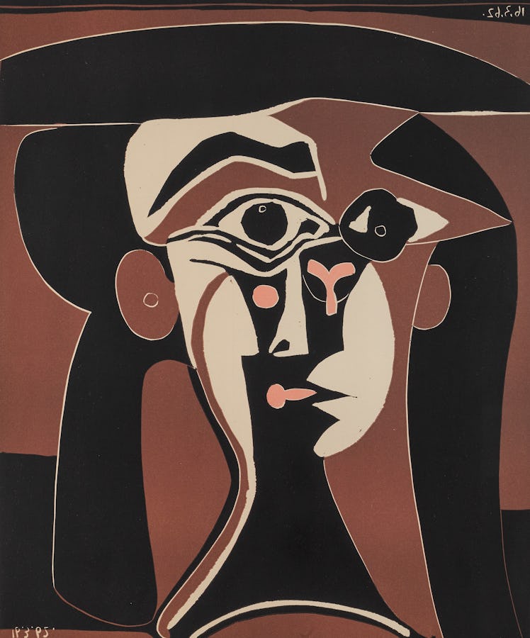 Pablo Picasso, Jaqueline au Chapeau Noir (1962), part of Mercury’s personal art collection.