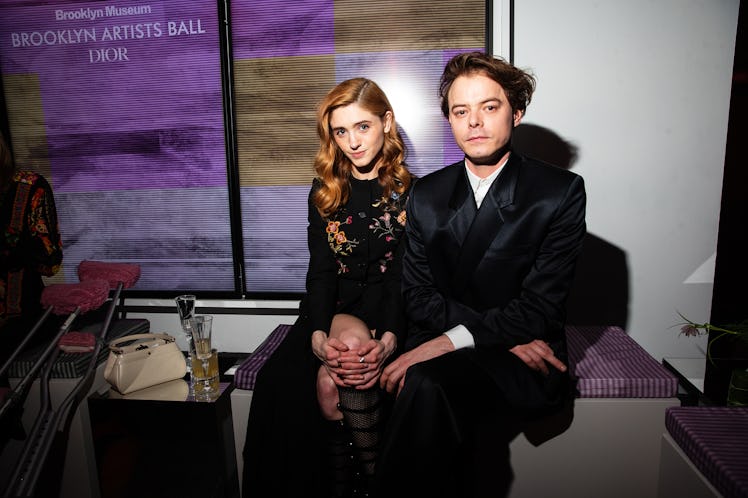 Natalia Dyer and Charlie Heaton at Brooklyn Museum's Artist Ball presented by Dior at Brooklyn Museu...