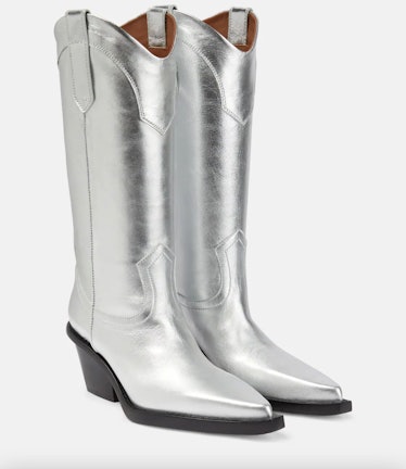 paris texas Dakota Metallic Cowboy Boots