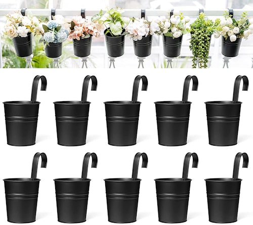 Dahey Hanging Flower Pots (Set of 10)