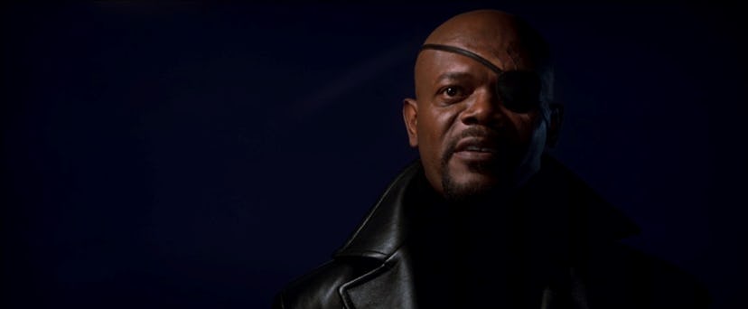 Sam Jackson as Nick Fury in 'Iron Man' Post-Credits