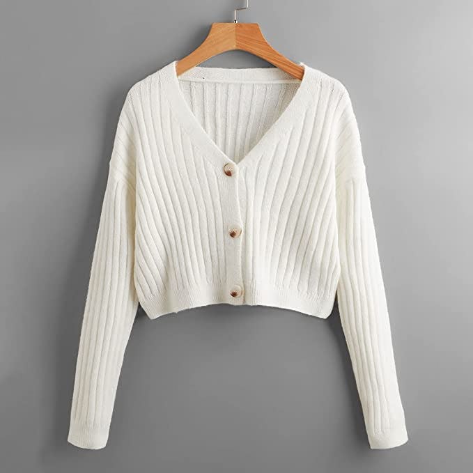 SweatyRocks V-Neck Cardigan