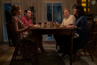 Elizabeth Olsen as Candy Montgomery, Patrick Fugit as Patrick Montgomery, Lily Rabe as Betty Gore, J...