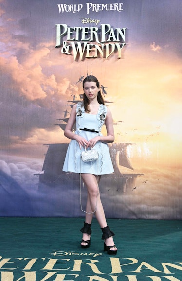 Ever Anderson attends the World Premiere of "Peter Pan & Wendy" at The Curzon Mayfair on April 20, 2...