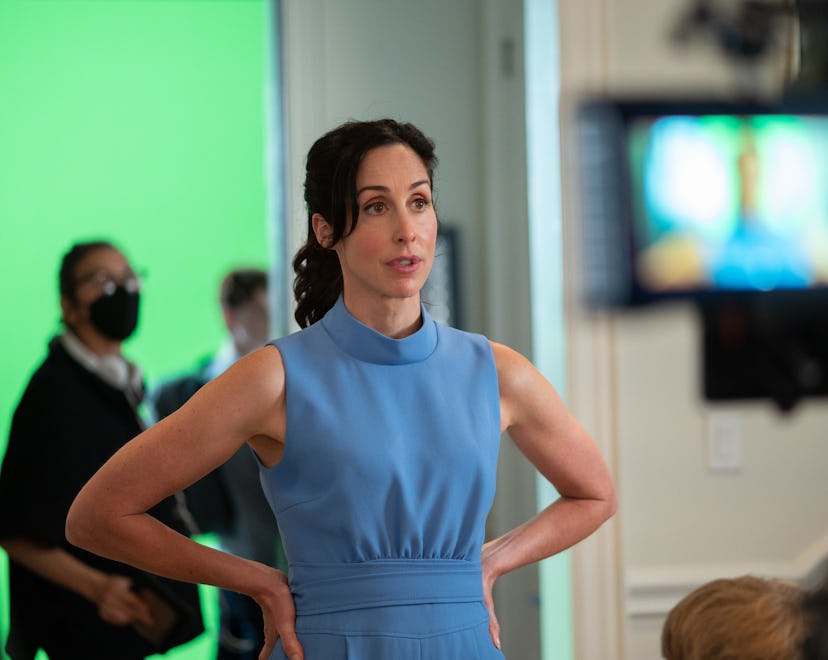 Catherine Reitman on the set of 'Workin' Moms,' which just aired its final season.