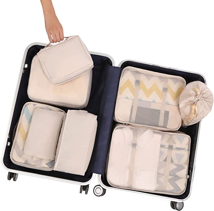 BAGAIL Packing Cubes Luggage Packing Organizers (Set of 8)