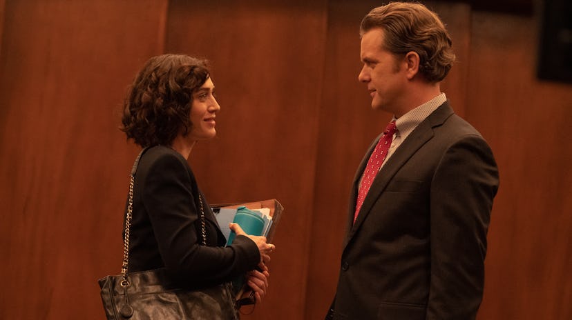 Lizzy Caplan as Alex Forrest and Joshua Jackson as Dan Gallagher in ‘Fatal Attraction’ on Paramount+