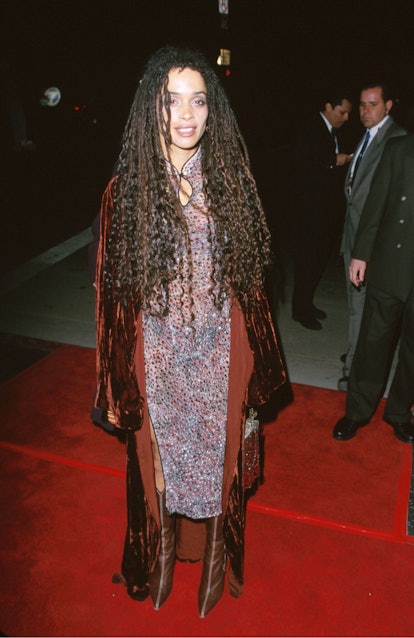 Lisa Bonet with natural hair on the red carpet for 'High Fidelity.'