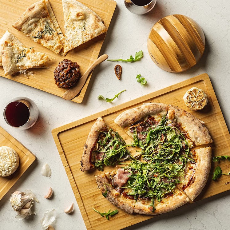 Smirly Bamboo Cutting Board Set